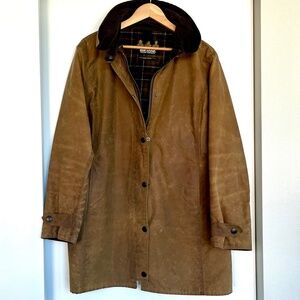 Barbour Waxed Cotton Jacket, size 20